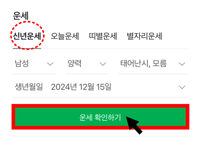 네이버 신년운세