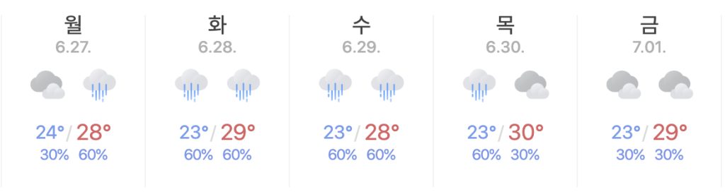 장마