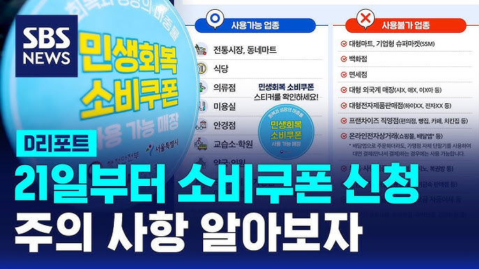 민생회복 소비쿠폰
